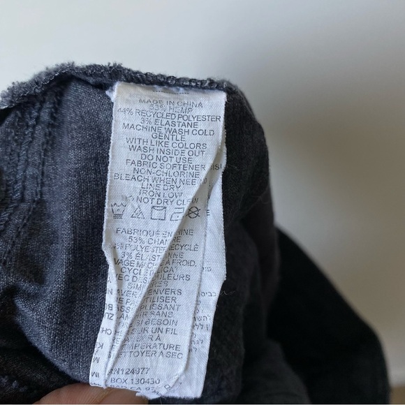 PrAna Lizbeth Hemp Blend Capri Pants in Coal Size 8 - Picture 13 of 14